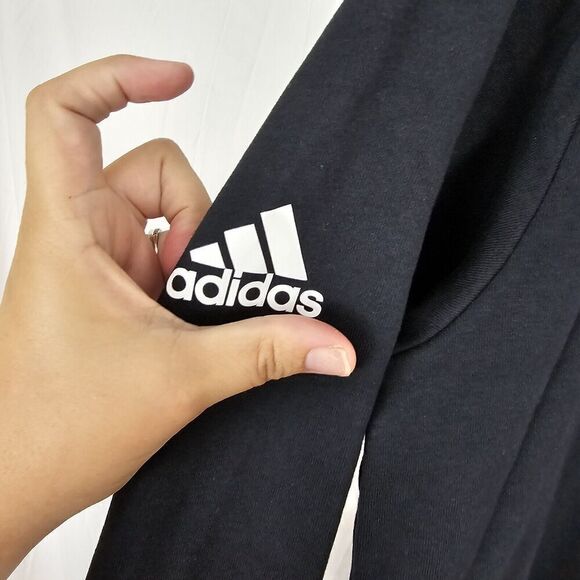 Adidas Black Size Small Crewneck Sweatshirt Strength To Stand Pullover - Picture 5 of 6